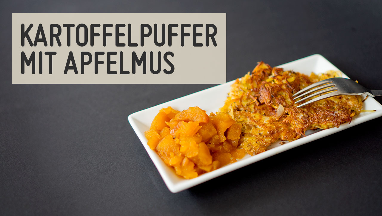 Kartoffelpuffer mit Apfelmus – Paleo360.de